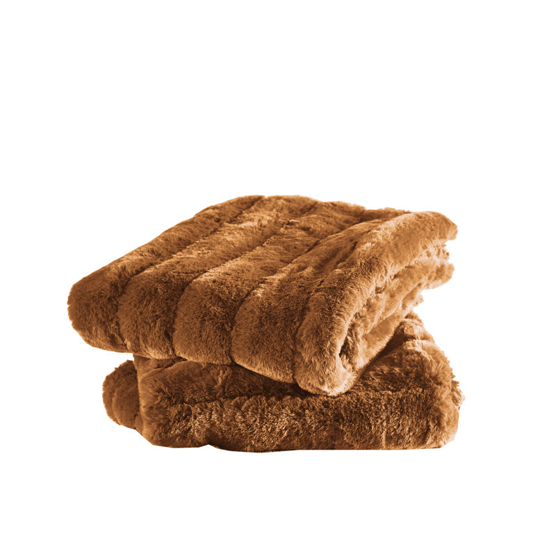 Supermink Square Euro Pillow Cover, Honey Ginger