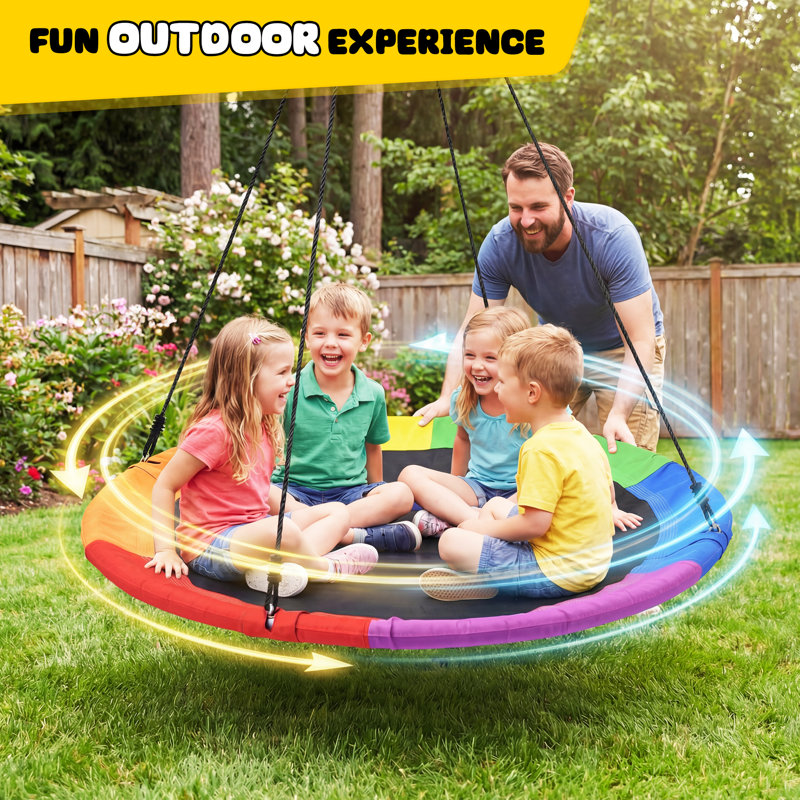Grande balancelle 48 "pour enfants adultes Oxford 900D imperméable avec 2 sangles de suspension