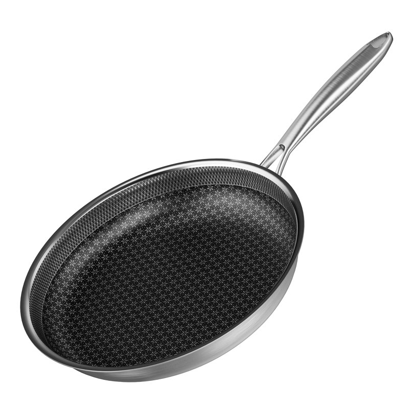 Stainless Steel Non-Stick Frying Pan, 25.4cm