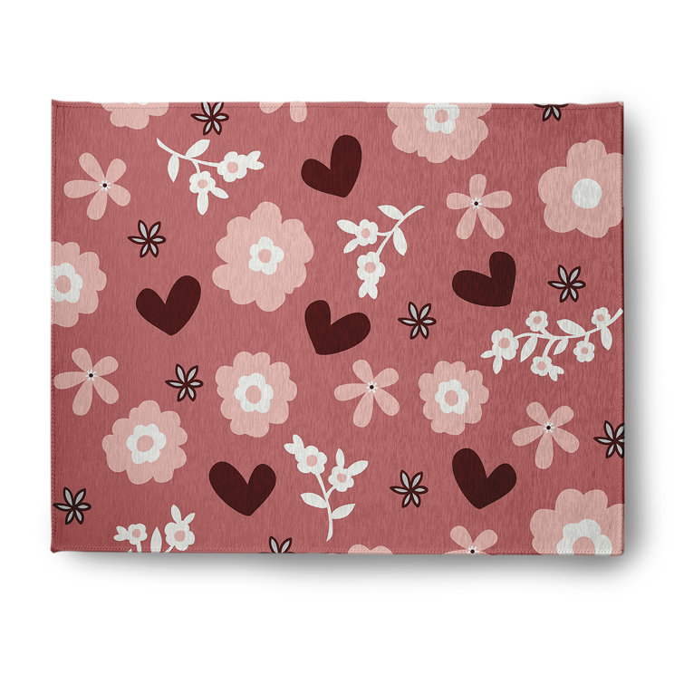 Chenille Floral Indoor Rug