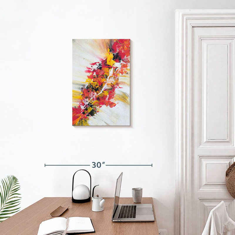 Avery Cryptic Abstract, 24" H x 16" W