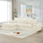 Luxury Ribbed Chenille Upholstered Modular Sectional Sofa With Ottoman-11288934