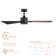 Bali Smart 5-Blade 52in Ceiling Fan 2700K-6000K CCT Selectable LED Light Kit with Remote Control and Hardware with Reversible Blades in Weathered Wood or Works With iOS or Android App