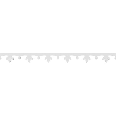 4"H x 5/8"P x 48"L Taylorville Architectural Grade PVC Running Trim