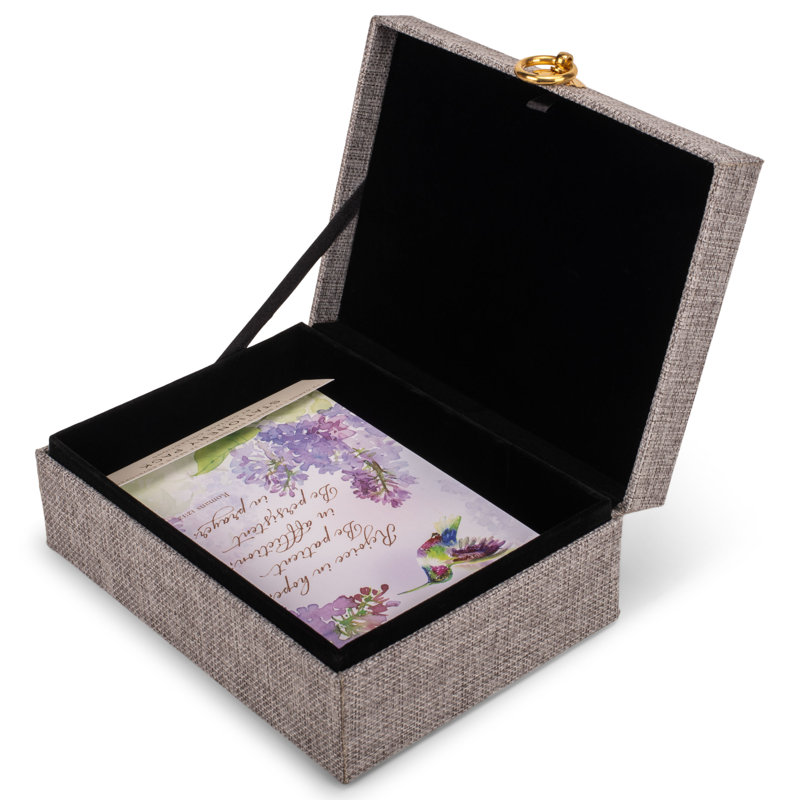 Stationery Set Linen Birds Friendship