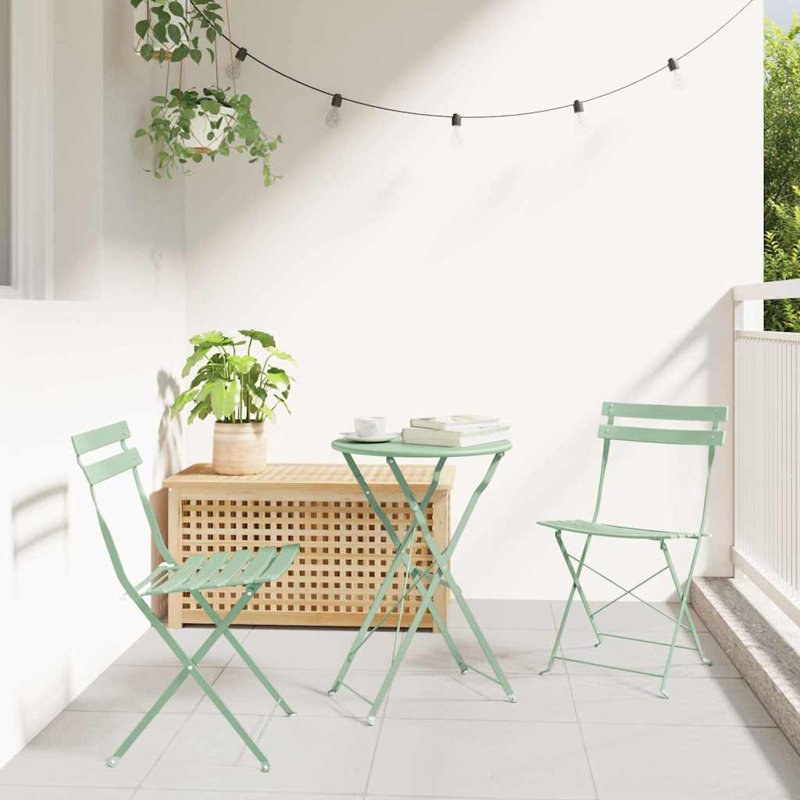 Patio Dining Side Chair, Green