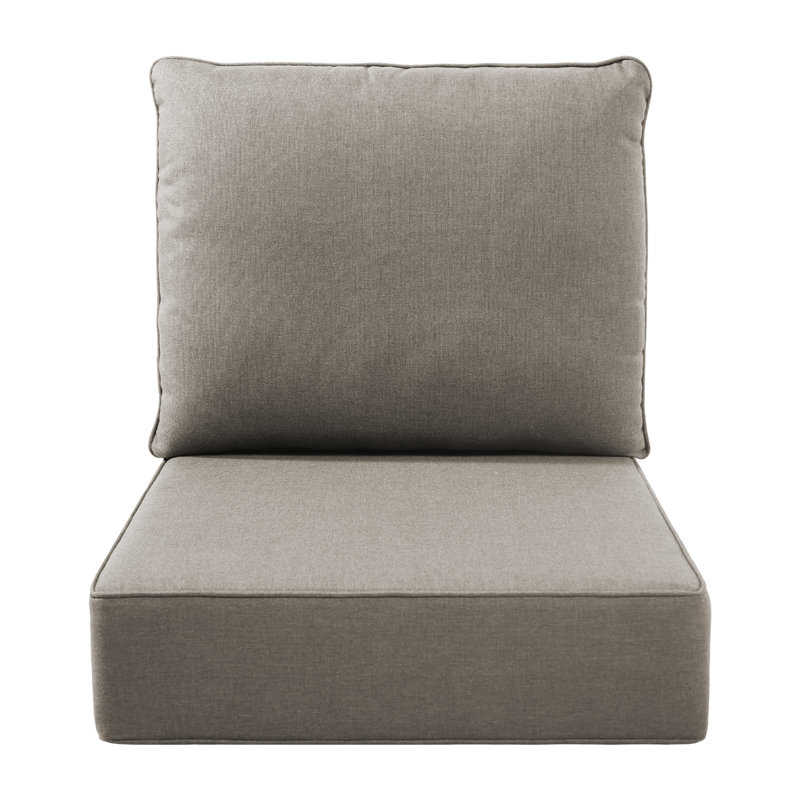 Zopitonia Outdoor Deep Seating Cushion For Swivel Gliders And Armchairs, 1, Gray