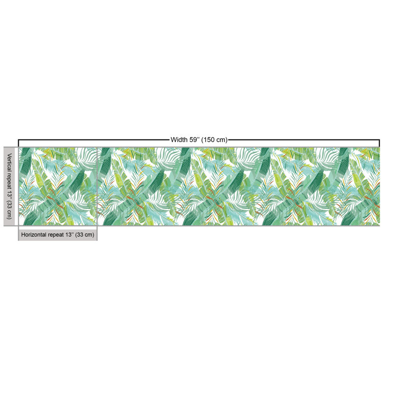 Chizoba Tropical Leaves Nature Jungle Multi-Purpose Fabric