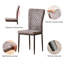Chaise de salle à manger rembourrée en tissu sahiba-22922532