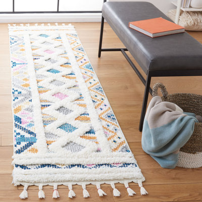 Tapis marocain à performance à poils longs Moroccan