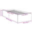 Vidaxl Bed Frame Engineered Wood-1336438226-1336438224