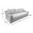 Sommer Patio Sofa with Cushions-1445683081