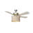 Ceiling Fan Linen Shade 8"D x 15" Dia. (Everything Needed In 1 Box)-73457493