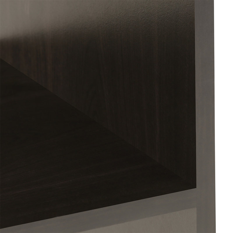 Anzalone 91.1cm H x 92.5cm W Step Bookcase, Espresso