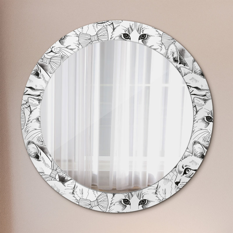 Huldar Glass Flat Wall Mirror