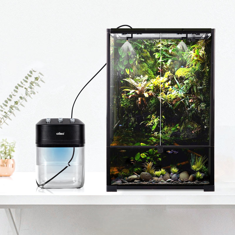 Humidificateur haute pression individuel réglable pour terrariums de reptiles 2,2 L RepTI Zoo