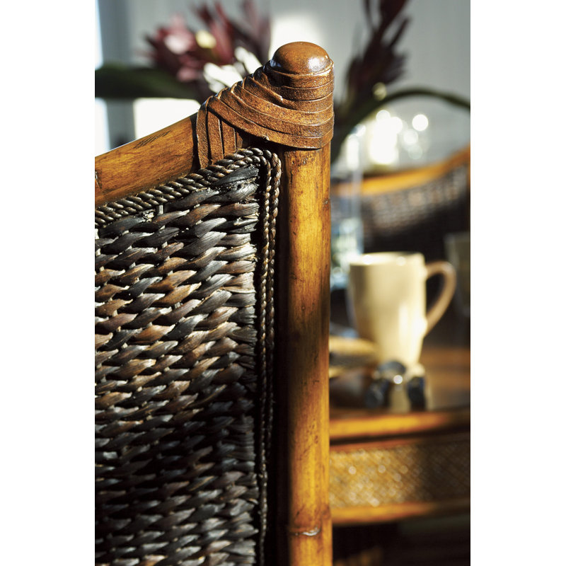 Island Estate Mangrove Side Chair, Golden Sand/Black