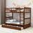 Elitza Kids Twin Over Twin Bunk Bed with Drawers-548489859