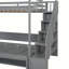 Lit escamotable double sur double avec lève-personne et bureau hydraulique, gris-298033194