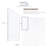 SaraMar 60'' W 36'' D 96'' H Glue Up Solid Surface Wall-42040220