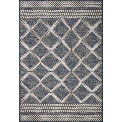 Allionna Geometric Indoor / Outdoor Rug
