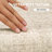Scalloped Machine Washable Rug Non-Slip Bordered Floor Mats Non-Shedding Soft Low Pile Modern Accent Rugs for Living Room Bedroom Office-697188457