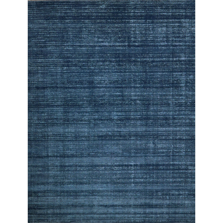 Martelli Area Rug in Navy/Ivory