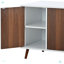 Table d'appoint pour chat avec 3 portes et salle de rangement pour chat-1332009053
