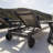 Georgie Outdoor Metal Chaise Lounge
