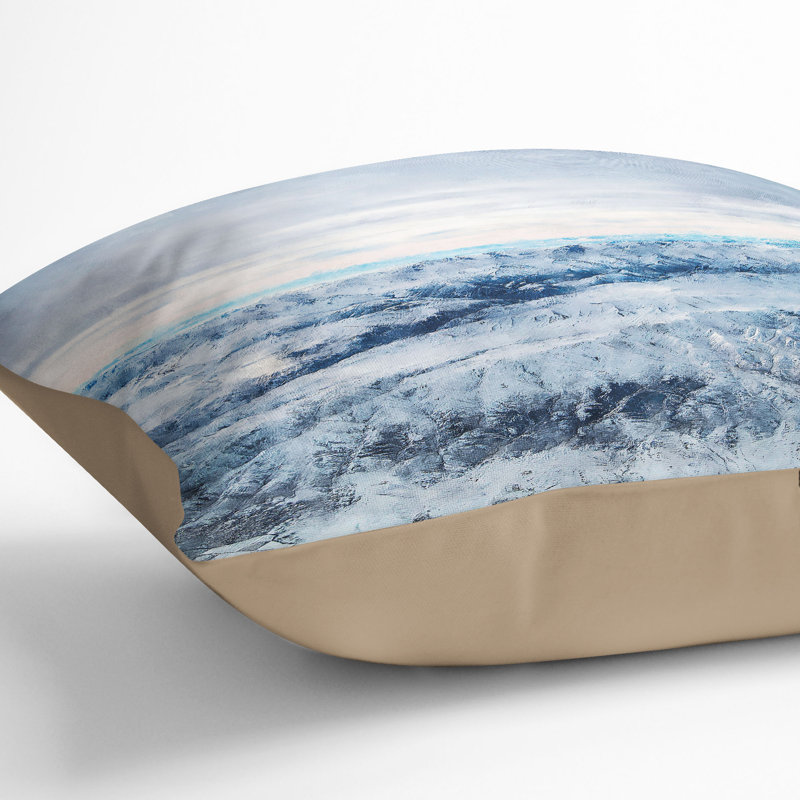 Square Throw Cushion, Stone, 55cm H x 55cm W x 20cm D