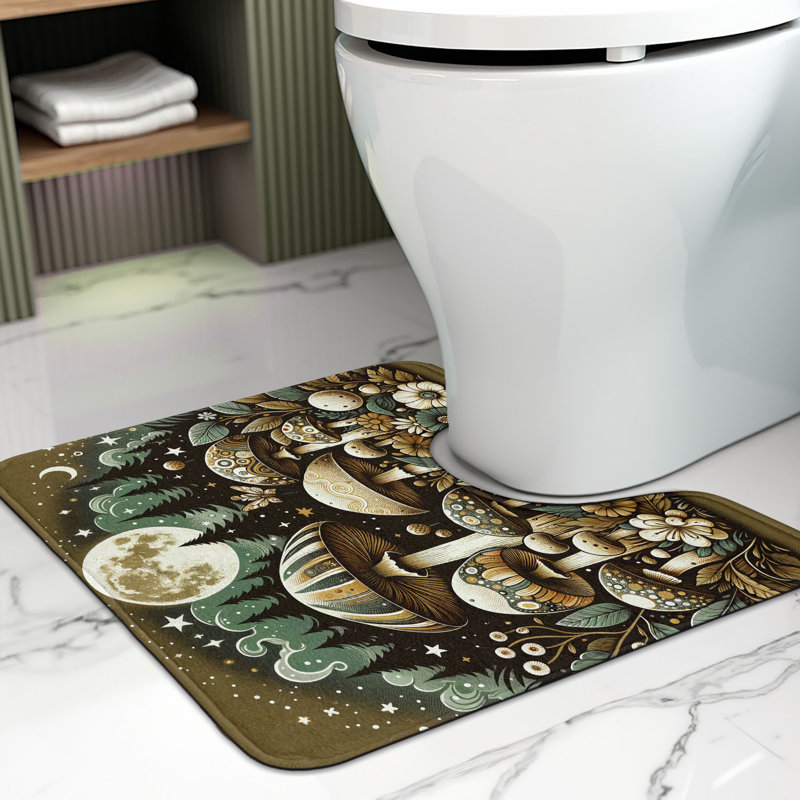 Tapis de salle de bain en U Aesthetic