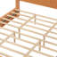 Structure de lit plateforme en bois massif avec tête de lit, aucun sommier nécessaire, lit sur pied, assemblage facile, très grand lit, naturel-130188585-130188583