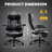 Big And Tall Office Chair With Adjustable 5d Flip Arms＆lumbar Support