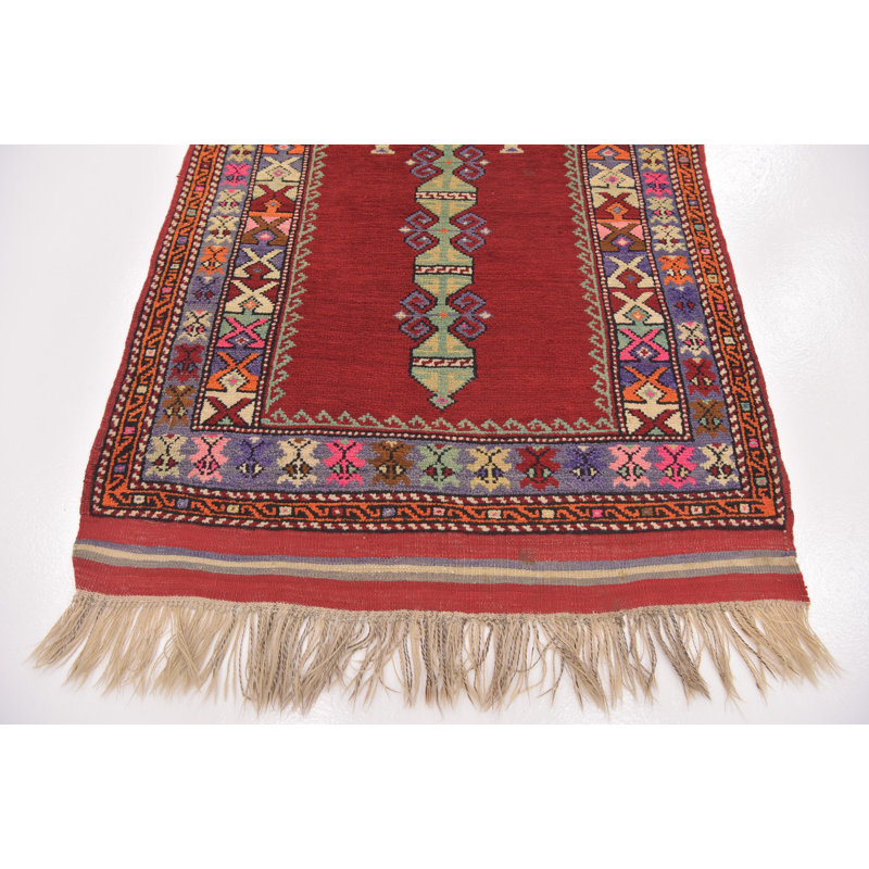 Diana One-of-a-Kind 3'5" X 4'9" 1990s Wool Area Rug in