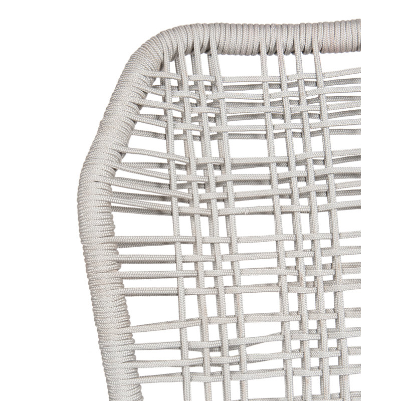 Chaise rembourrée Lago, Gris