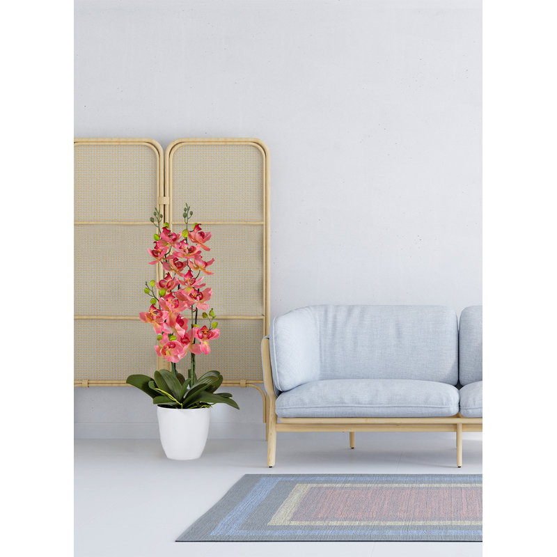 Plantes florales artificielles 26" en pot