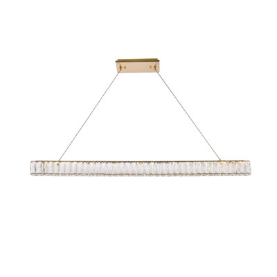 - Light Gold LED Kitchen Island Pendant