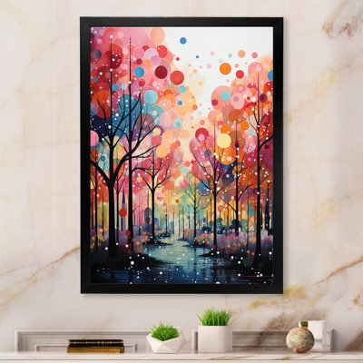 " Palm Trees Midcentury Collage II "