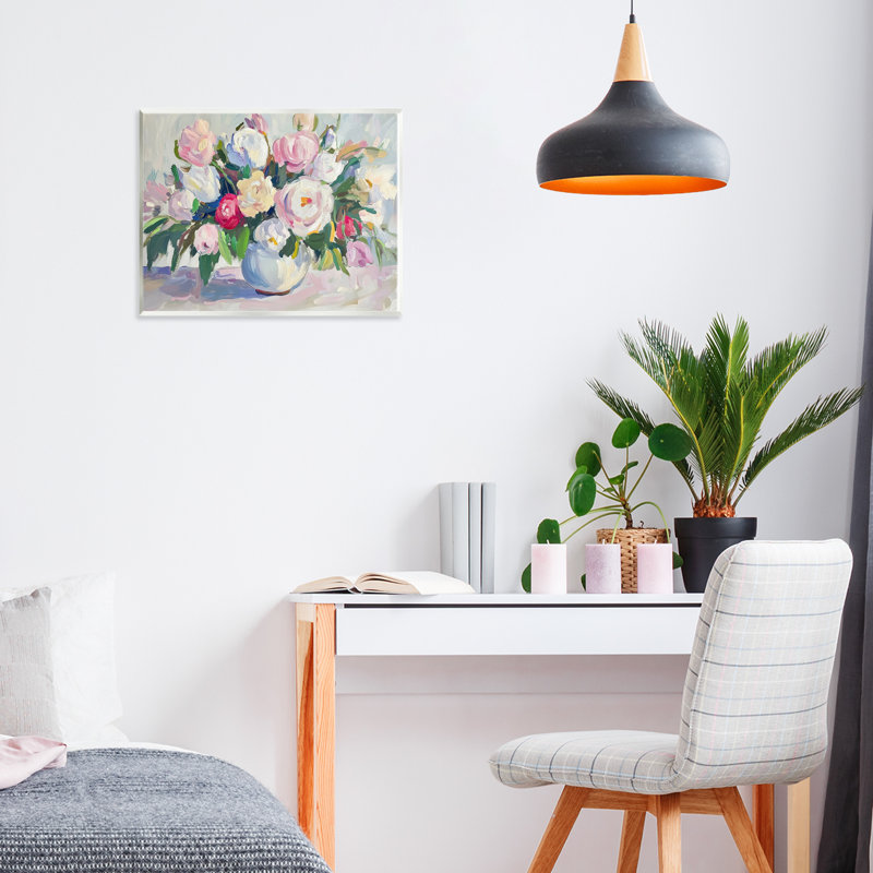 Plaque murale abstraite pastel coloré, par Petal Prints Design
