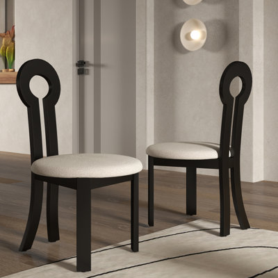 Chaise d'appoint moderne (ensemble de 2)