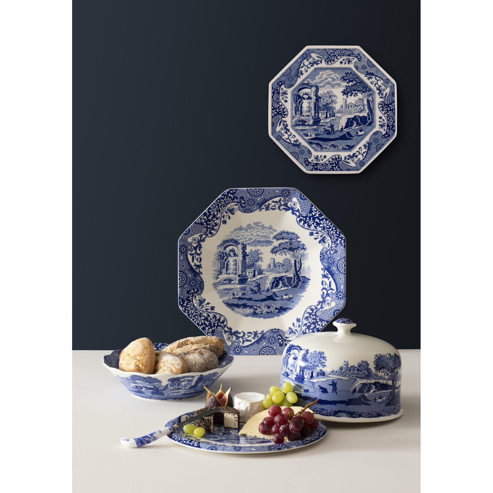 Spode Blue Italian Daisy Bowl