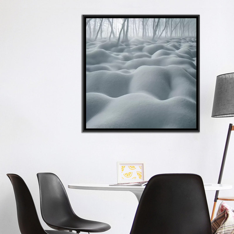 «Dune» par Adrian Borda - reproduction de photo sur toile tendue, H 37 po x l 37 po x P 1,5 po, Toile avec cadre noir