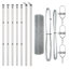 Welded Wire Fence With 7 Posts Green Steel-1456266992-1456266981