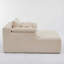 Chaise longue rembourrée, chaise longue d'intérieur pour le salon-551189107