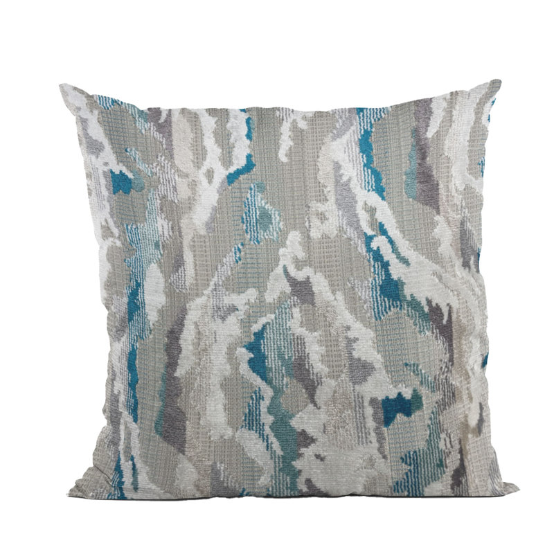 Coussin Plutus Glacier Rift iKat, Carrée, H 24 po x l 24 po