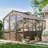 6x12 ft Greenhouse for Outdoors, Large Wooden Greenhouses with Adjustable Roof Vent & PC Panels & Lockable Door, Heavy Duty Spruce Frame Green House for Garden, Backyard, Patio-124934820-124934825