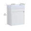 Meuble-lavabo mural flottant 18 po avec lavabo en résine et porte d'armoire à fermeture en douceur 18 po-960556439