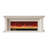 White Solid Wood TV Cabinet Heating Fireplace-1808623212-1808623211