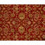Hand Knotted Wool Area Rug in Wine And Plum