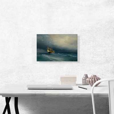 " The Lifting Storm 1880 " by Ivan Aivazovsky Painting Print